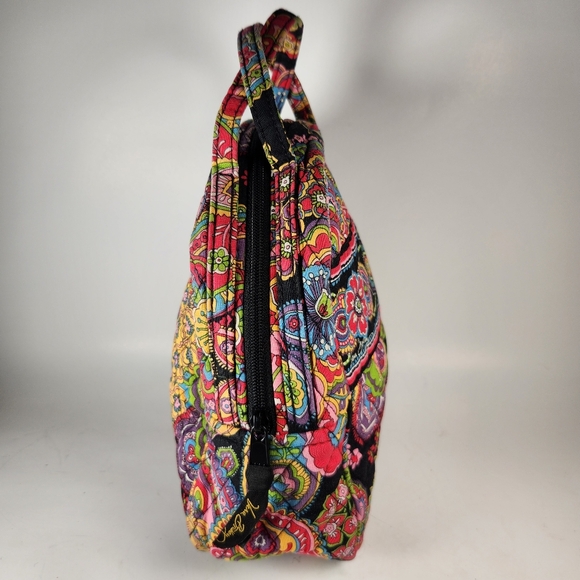 VERA BRADLEY Lunch Bunch Bag Floral Zip Close Pockets Multicolor - Picture 4 of 11